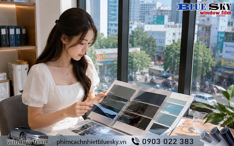 Kinh nghiệm chọn giấy decal phản quang dán kính phù hợp theo hướng nắng và nhu cầu sử dụng