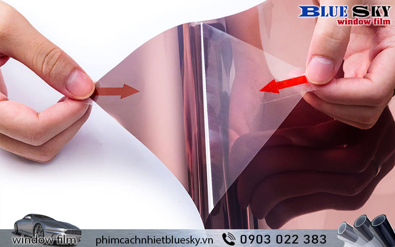 Cấu tạo của giấy decal phản quang dán kính chống nóng gồm nhiều lớp vật liệu chuyên dụng